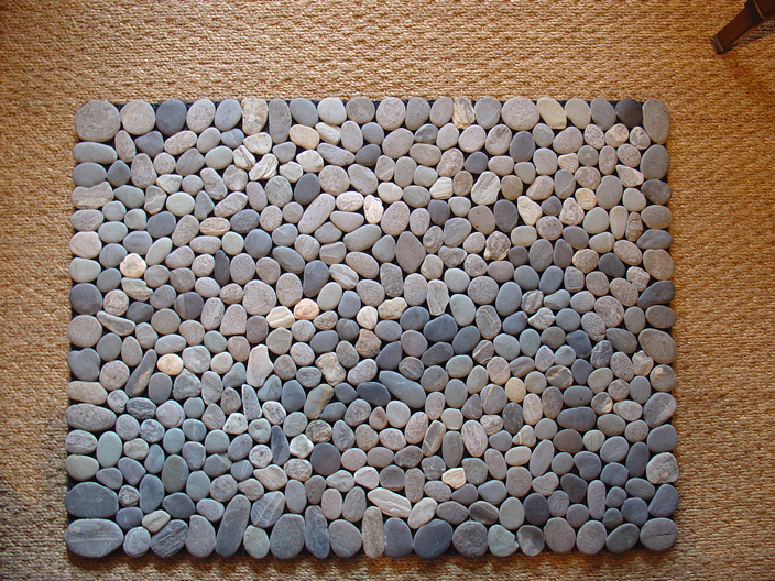 Large stone floor mat