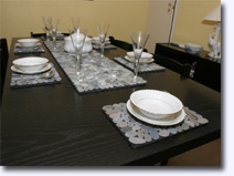 Stone table mat sets - Click for more information