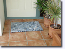 Stone floor mats and doormats - Click for more information